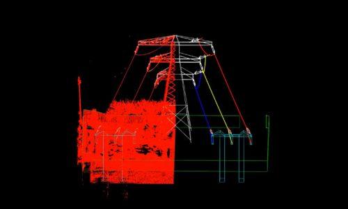 132kV Downleads - Gantry (With Lidar)