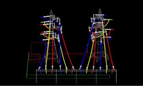 400kV Downleads Gantries